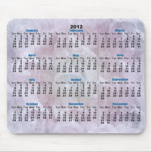 mehrfarbiges Wirbel 2012 Kalendermousepad Mousepad