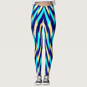 Mehrfarbiges Zickzack-Muster "Ratti_Creative_Arts  Leggings