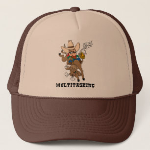 Mehrprozeßstier-Reiter Truckerkappe