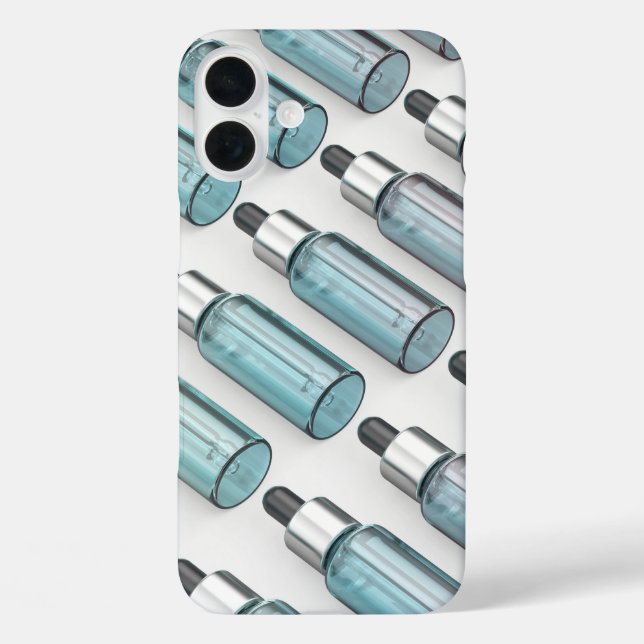 Mehrreihen von Glaströpfchen iPhone 16 Plus Hülle (Rückseite)