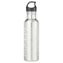 Mehrsprachige Liebe Edelstahlflasche