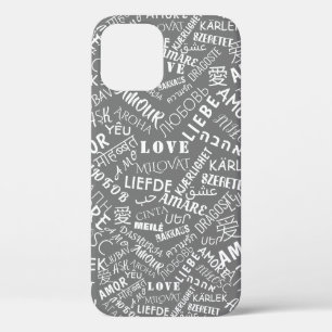 Mehrsprachige Liebe Text iPhone Case - Farben ausw