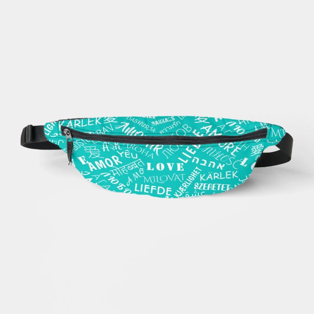 Mehrsprachiges Fanny Pack mit Liebe Text Your Colo Bauchtasche (Vorderseite)