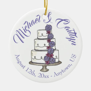 Mehrstöckige Hochzeitstorte Hochzeitsdusche Jubilä Keramik Ornament