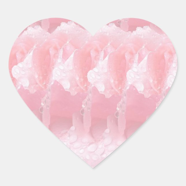 Mehrzweck-Schreib-on-Decorative Papierstapel Herz-Aufkleber (Vorderseite)