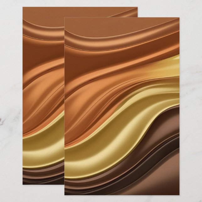 Mehrzweckpapier in stylischer Grafik Briefpapier (Vorne/Hinten)