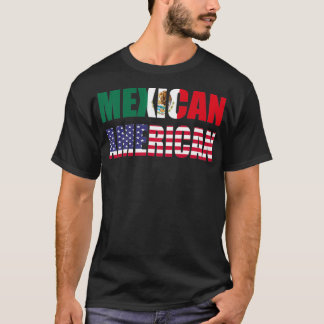 Meican American Flag T-Shirt