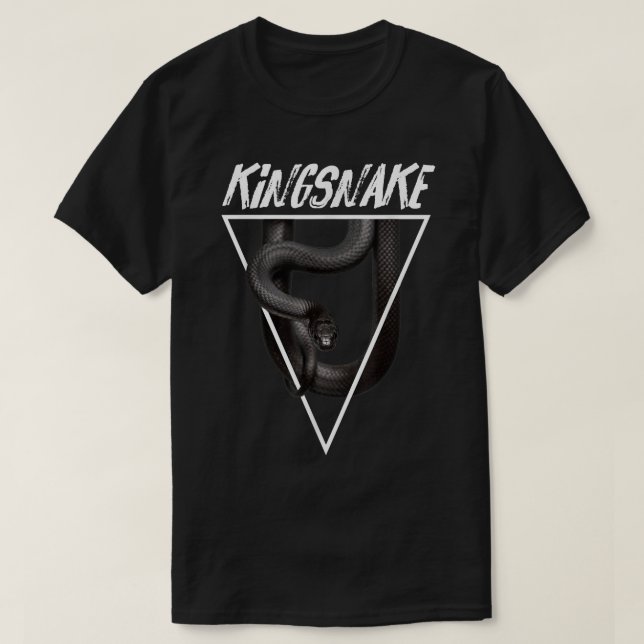 Meican Black Kingsnake Snake Owner  T-Shirt (Design vorne)