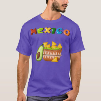 Meico Tacos und Avocado T-Shirt