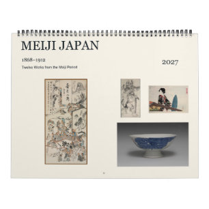 Meiji-Japan 1868–1912 Zwölf Kunstwerke 2027 Kalender