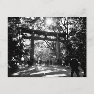 Meiji-Schrein, Tokio, Japan Postkarte