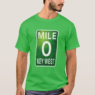 Meile 0 Key West Florida A1A Oversized T-Shirt