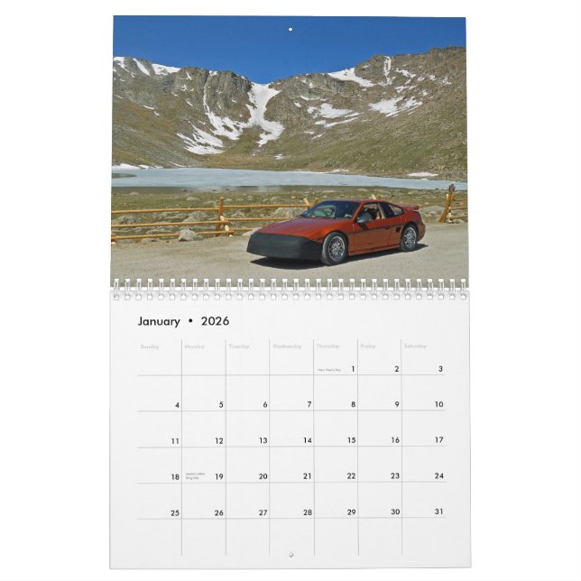 Meile hoher Fiero Verein 2013 Kalender (Jan 2026)
