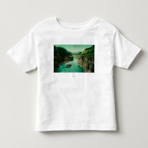 Meilen der Schlucht-, Alaska-Ansicht mit den Kleinkind T-shirt