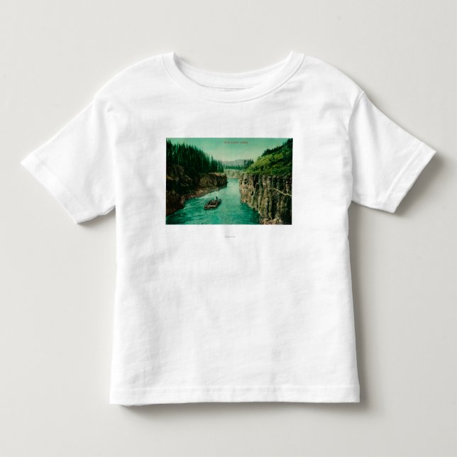 Meilen der Schlucht-, Alaska-Ansicht mit den Kleinkind T-shirt (Vorderseite)