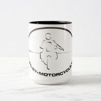 Meilen durch Motorrad-Kaffee-Tasse