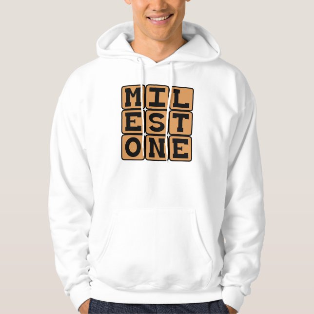 Meilenstein, bedeutender Wandel Hoodie (Vorderseite)