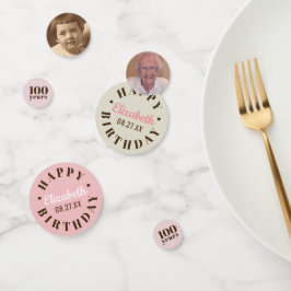 Meilenstein Birthday | Wählen Sie Ihr Jahr individ Konfetti