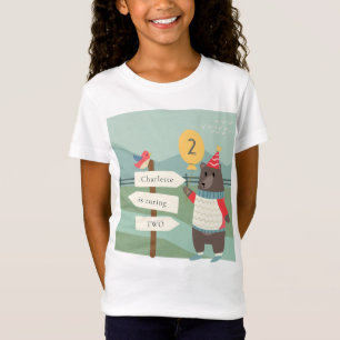 Meilenstein des niedlichen Vogelbären jedes Leben T-Shirt