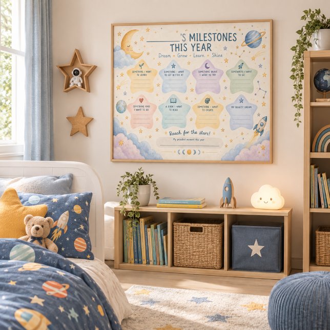 Meilenstein-Diagramm Poster (Von Creator hochgeladen)