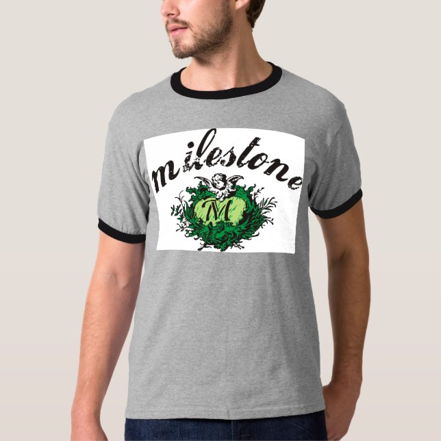 Meilenstein-"Engel-" Wecker-T-Shirt T-Shirt (Vorderseite)