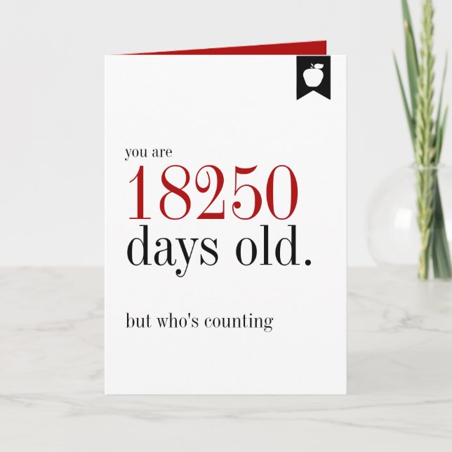 Meilenstein Geburtstage alt Geburtstag Karte (Vorderseite)