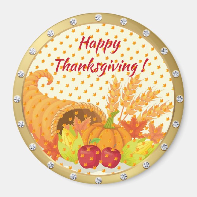 Meilleur aimant cadeau de Bon thanksgiving populai (Devant)