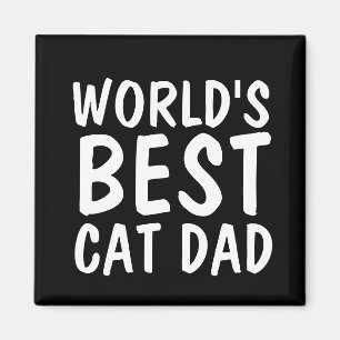 MEILLEUR Aimants CAT DAD Fridge AU MONDE