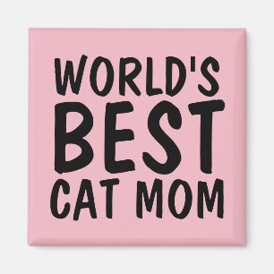MEILLEUR Aimants Frigo CAT MOM AU MONDE