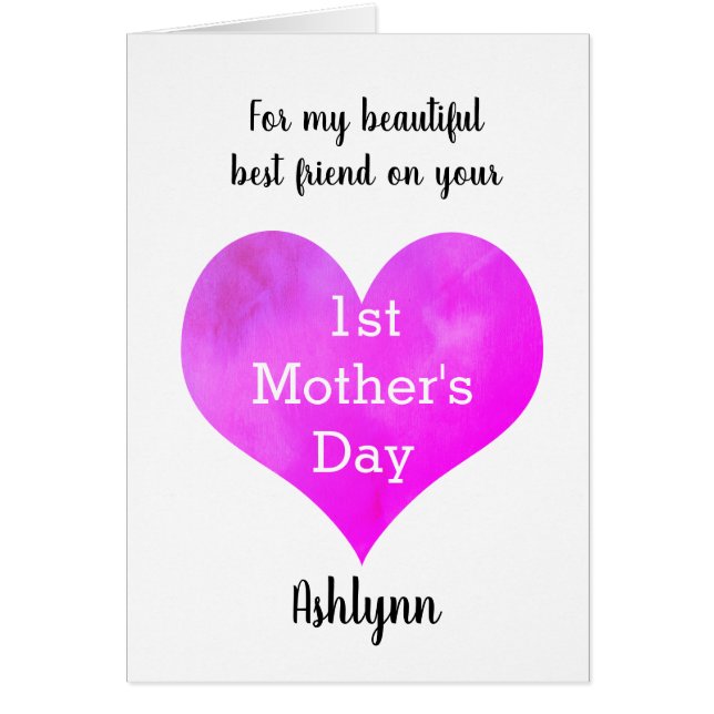 Meilleur Ami 1ère Fête des Mères (Devant)