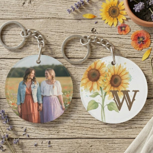 Meilleur ami anniversaire tournesol monogramme pho
