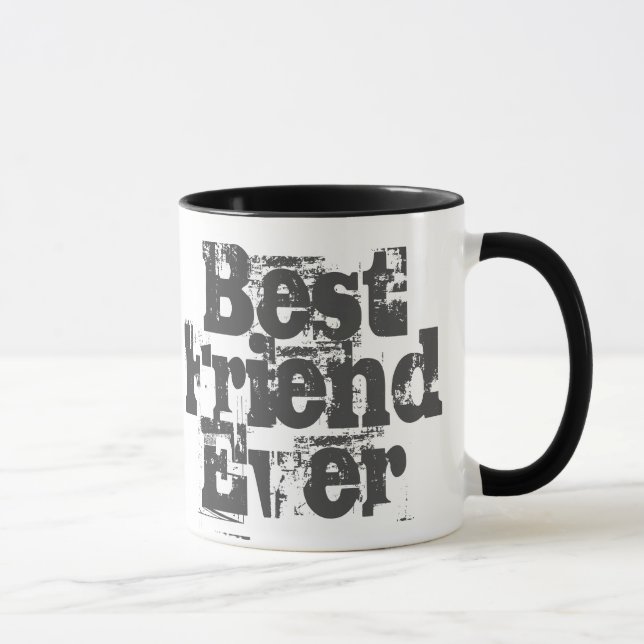 Meilleur Ami Jamais - Mug de café à deux tons (Droite)