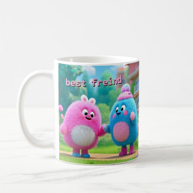 Meilleur Ami Mug magique, 11 oz (Gauche)