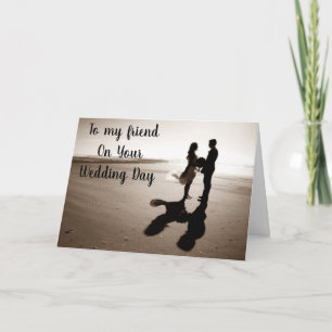 "MEILLEUR AMI" SUR VOTRE CARTE DE MARIAGE JOUR-AMO