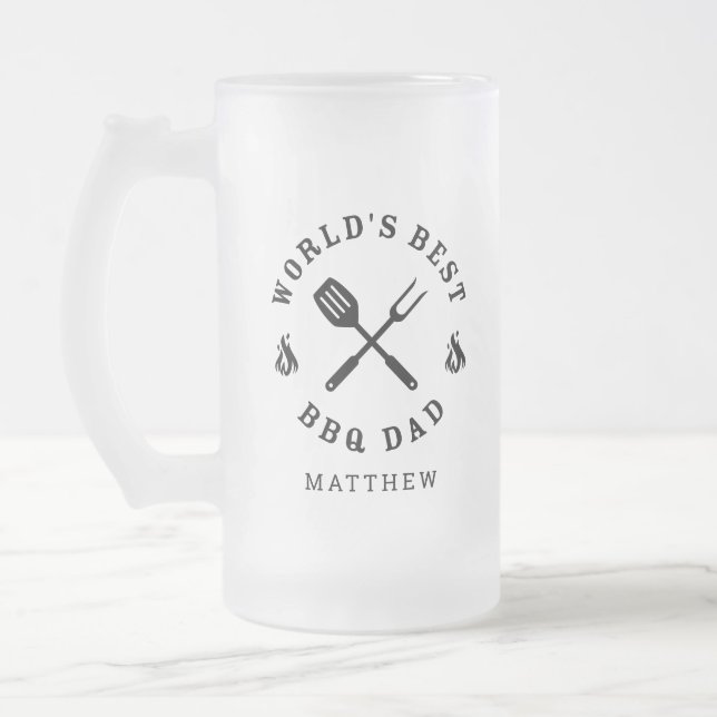 Meilleur BBQ Papa Fête des pères Cadeau Mug (Gauche)