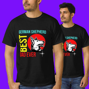 Meilleur Berger Allemand Papa Jamais T-shirt