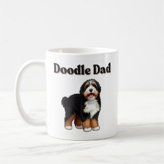 Meilleur. Bernedoodle Papa. Jamais. Mug