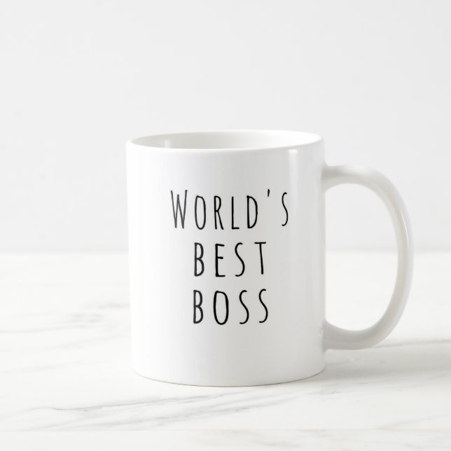Meilleur Boss Café Mug (Droite)