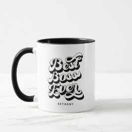 Meilleur Boss Jamais Nom Personnalisé Mug