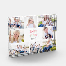 Meilleur cadeau couleur personnalisée bloc photo a