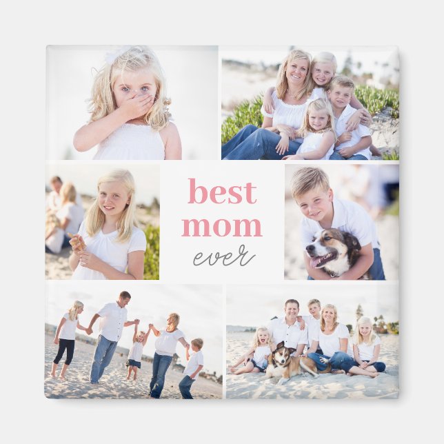 Meilleur cadeau - Magnet photo couleur personnalis (Devant)