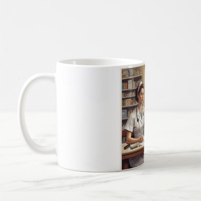 Meilleur cadeau pour les infirmières - Mug Inspira (Gauche)