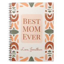 Meilleur Cahier Personnalisé Boho pour Maman