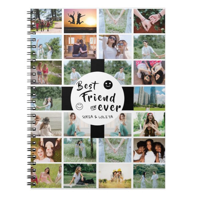 Meilleur Carnet Spiral Pour Amis Forever - Personn (Devant)