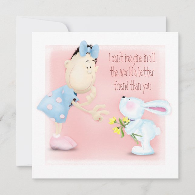 Meilleur Carte de remerciements d'ami (Devant)