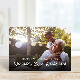 Meilleur Carte photo de Fête des pères grand-père