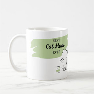 Meilleur Chat Maman Jamais Femmes Café Mug