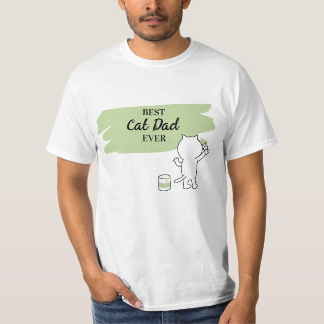 Meilleur Chat Papa Jamais T-Shirt Homme (Devant)