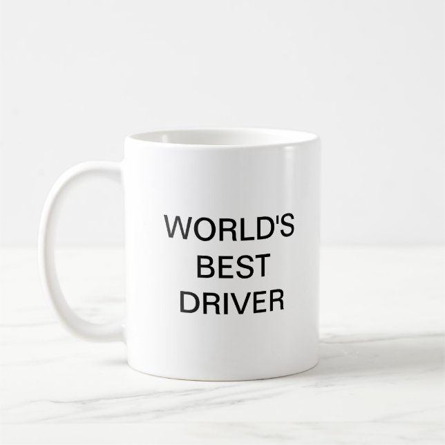 Meilleur chauffeur au monde de Coffee Mug (Gauche)