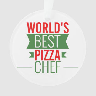 Meilleur chef de pizza du monde - rouge blanc vert
